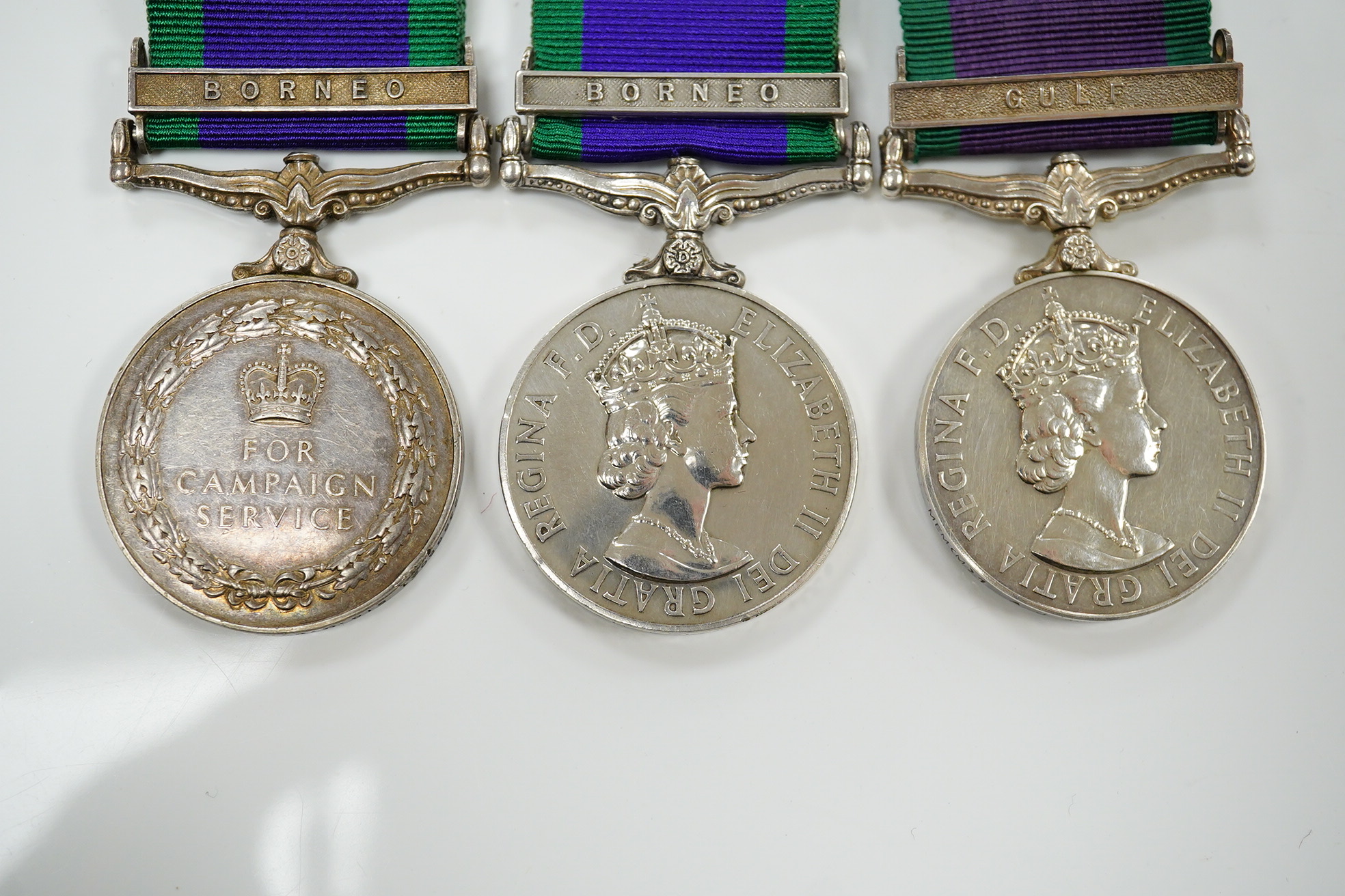 Three ERII General Service Medals